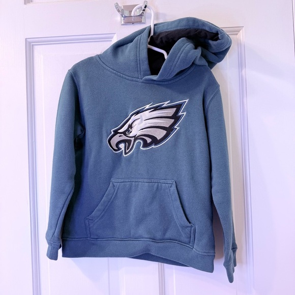 Team Apparel Green Philadelphia Eagles Hoodie Sweatshirt - Picture 1 of 5